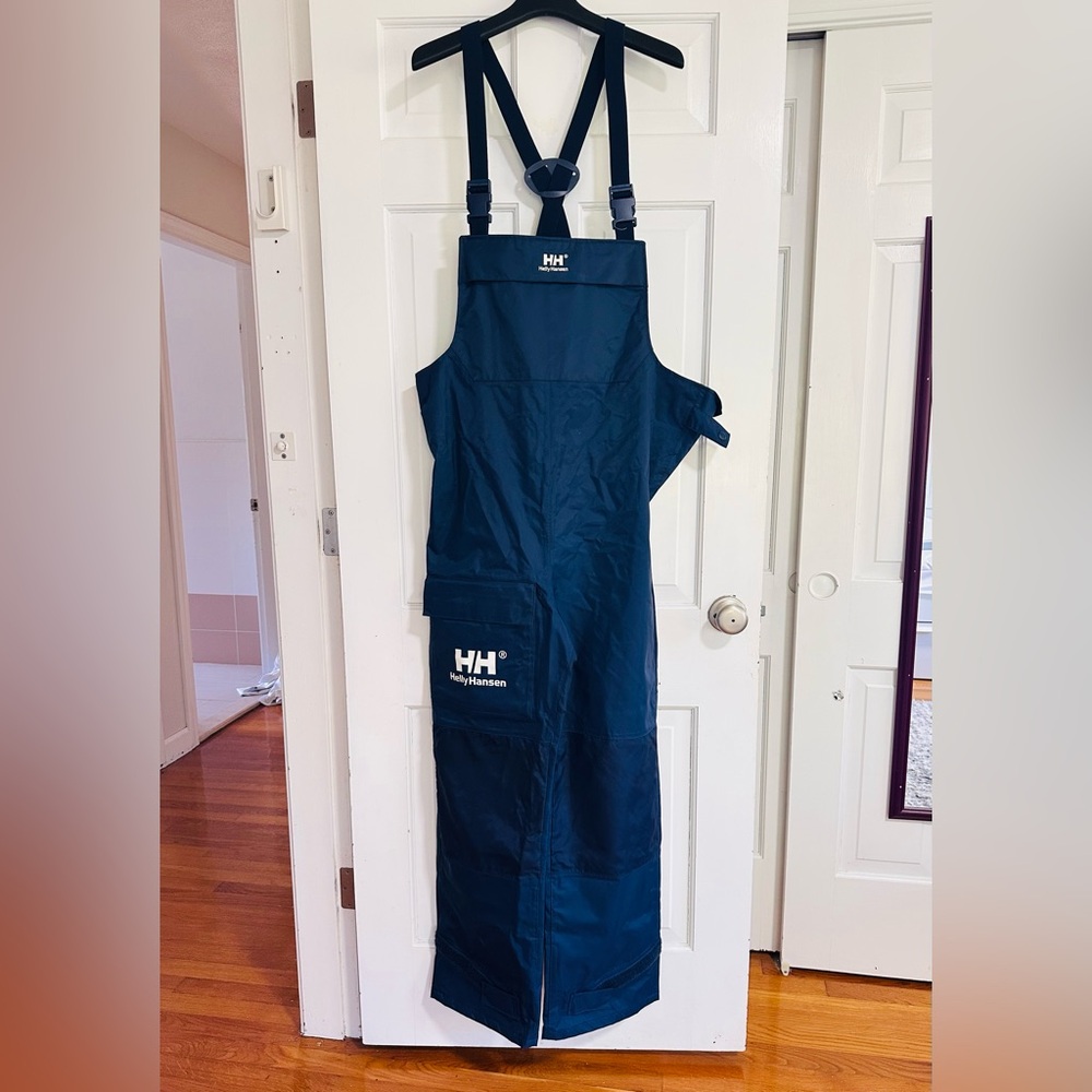 Helly Hansen Navy Adult Waterproof Bib Overalls. Great for Sailing Etc!